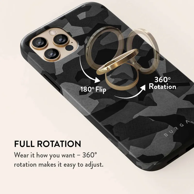 Burga Night Black Camo - Universal Ring Holder Gold - 2809800
