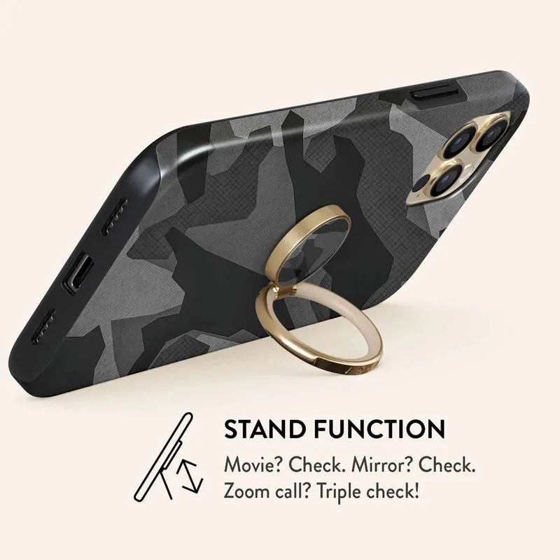 Burga Night Black Camo - Universal Ring Holder Gold - 2809800