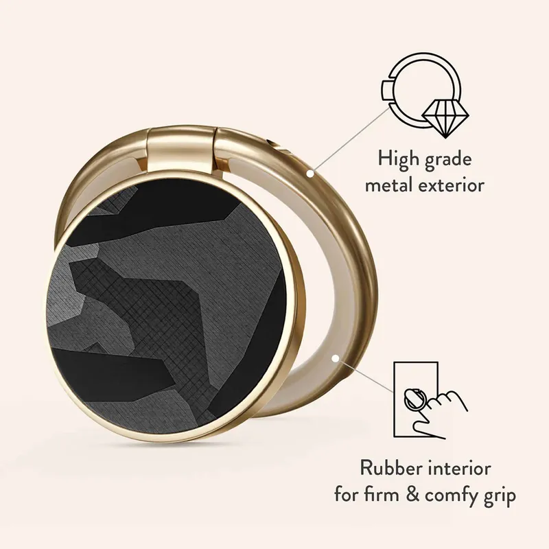 Burga Night Black Camo - Universal Ring Holder Gold - 2809800