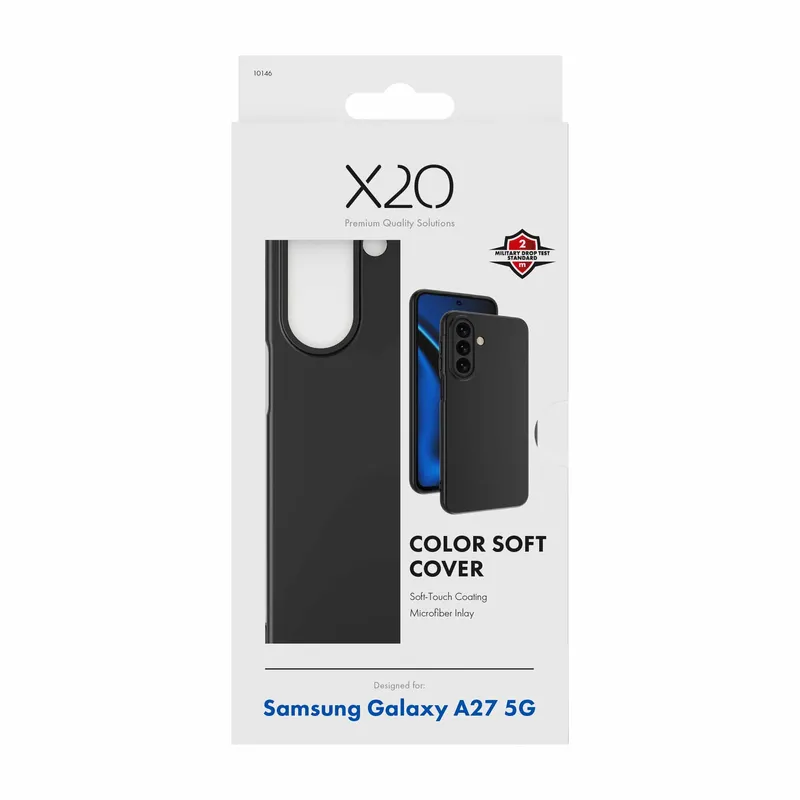 X2O Color Soft Cover Samsung Galaxy A27 5G Black - 3410146