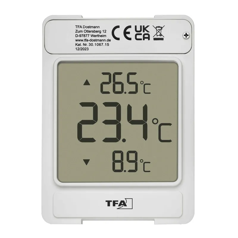 TFA Digital Outdoor Window Thermometer WINDOO Grey - 1604077