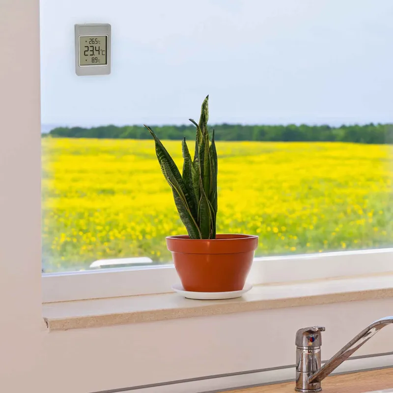 TFA Digital Outdoor Window Thermometer WINDOO Grey - 1604077
