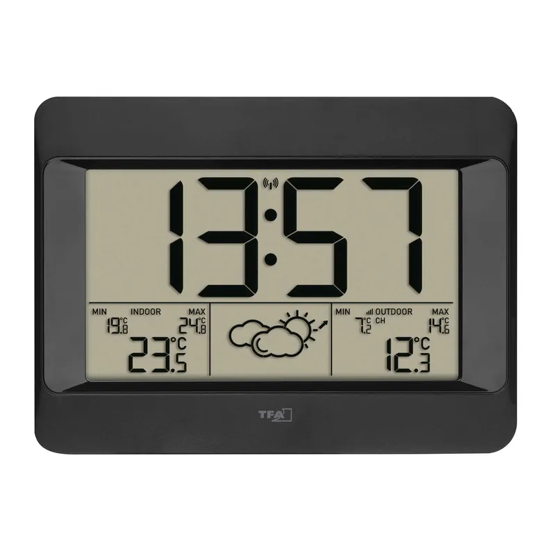 TFA Wireless Weather Station ZENO Black - 1603781