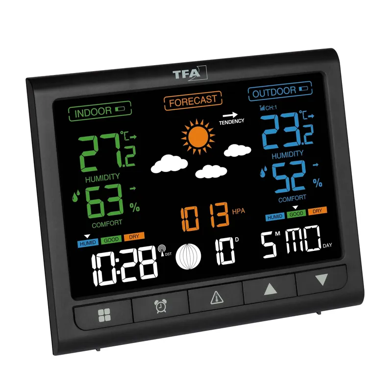 TFA Wireless Weather Station CONTRAST Black - 1604166