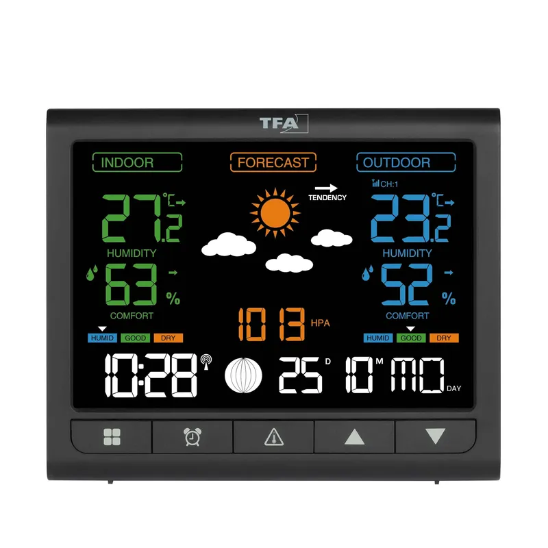 TFA Wireless Weather Station CONTRAST Black - 1604166