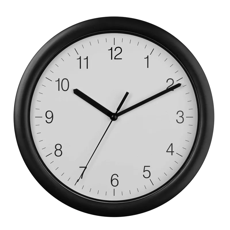 TFA Analogue Wall Clock Black - 1603766
