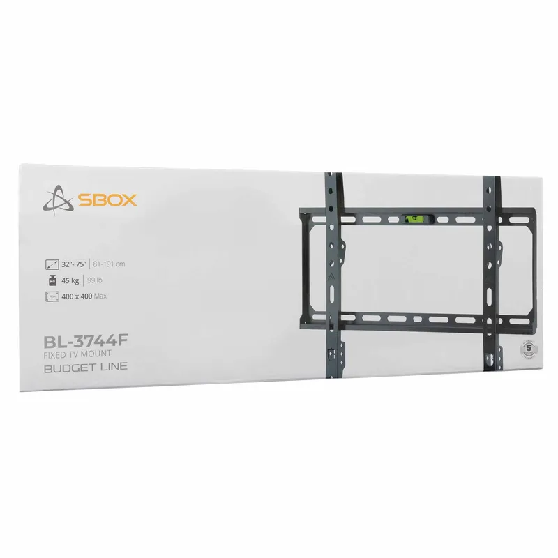 SBOX Fixed Slim Wall Mount VESA 400/75