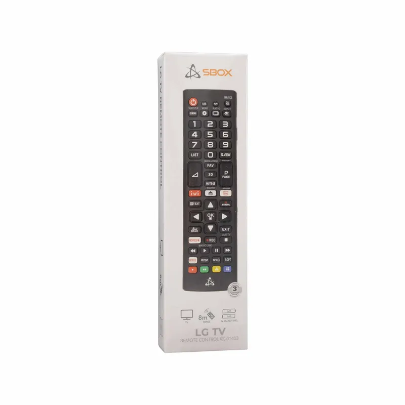 SBOX Remote Control for LG TV Black - 9450221