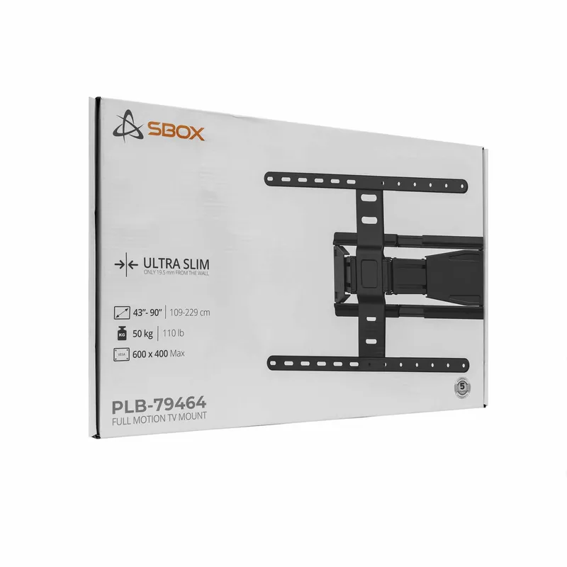 SBOX Full Motion Mount VESA 600/90