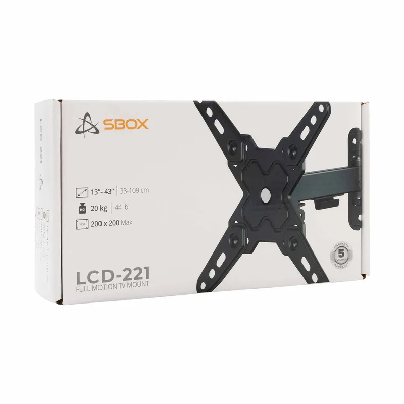 SBOX Full Motion Mount VESA 200/43