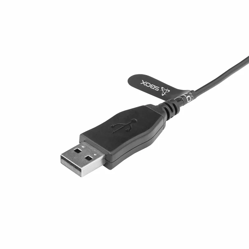 SBOX USB On-Ear Headset Black - 7326791