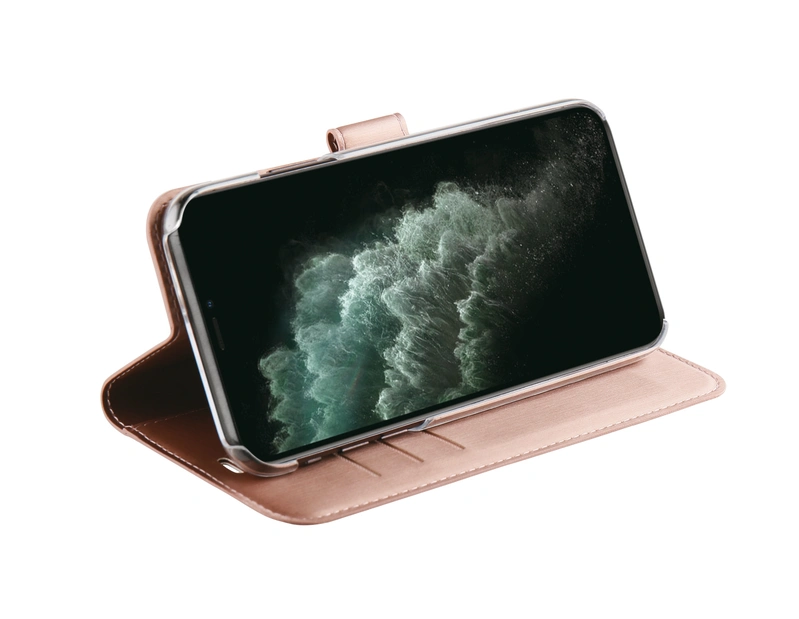 Vivanco Wallet Case iPhone 11 Pro Max Rose Gold - 2860836