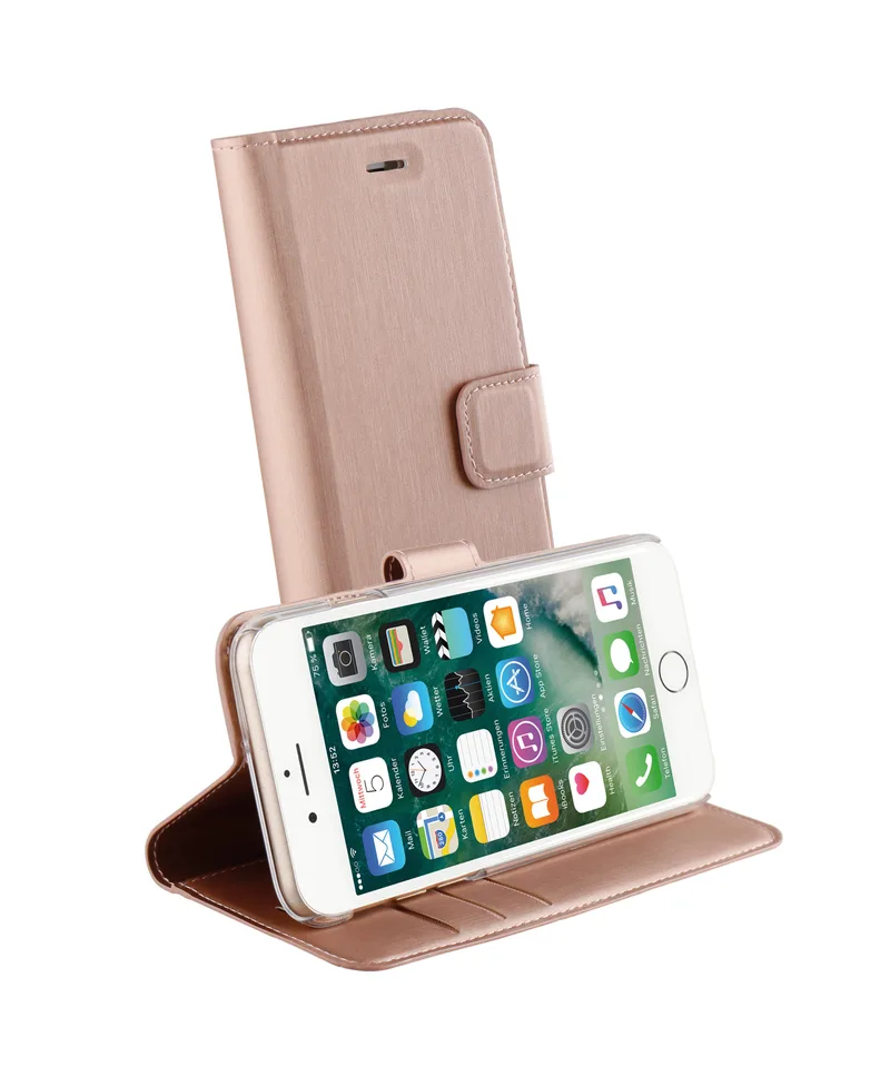 Vivanco Classic Wallet iPhone SE/8/7/6S Rose Gold - 2860841