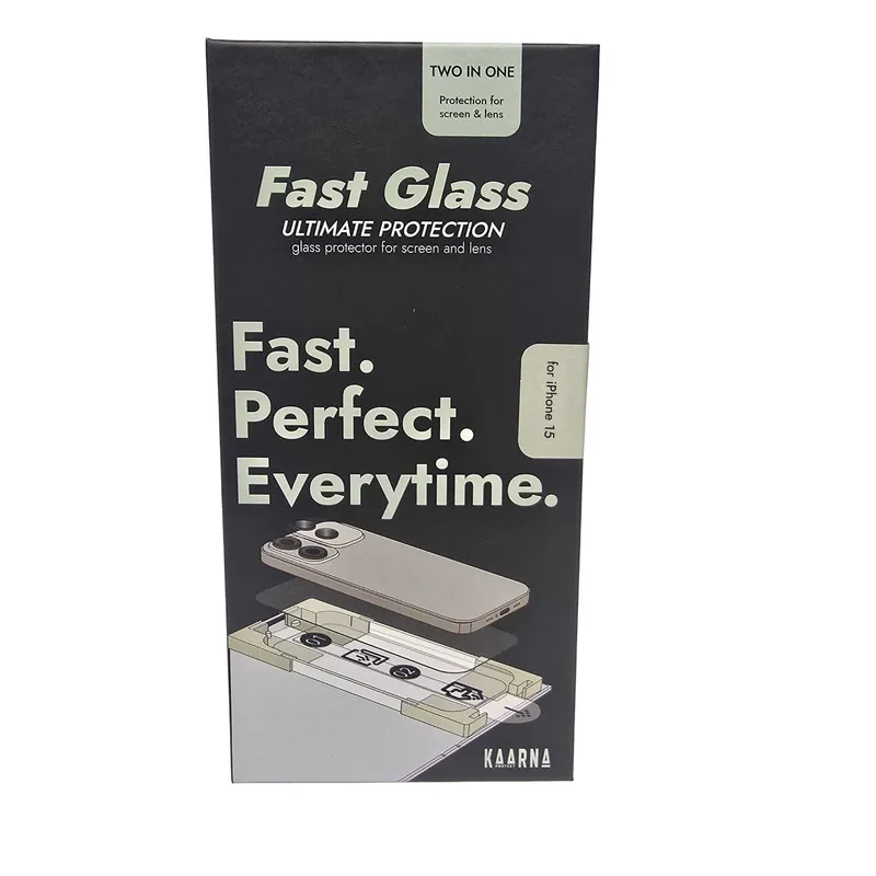 Kaarna 2in1 Full-Screen Glass + Lens protector Apple iPhone 15 - 8257002