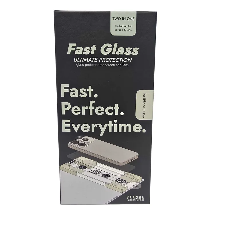 Kaarna 2in1 Full-Screen Glass + Lens protector Apple iPhone 17 Pro - 8257012