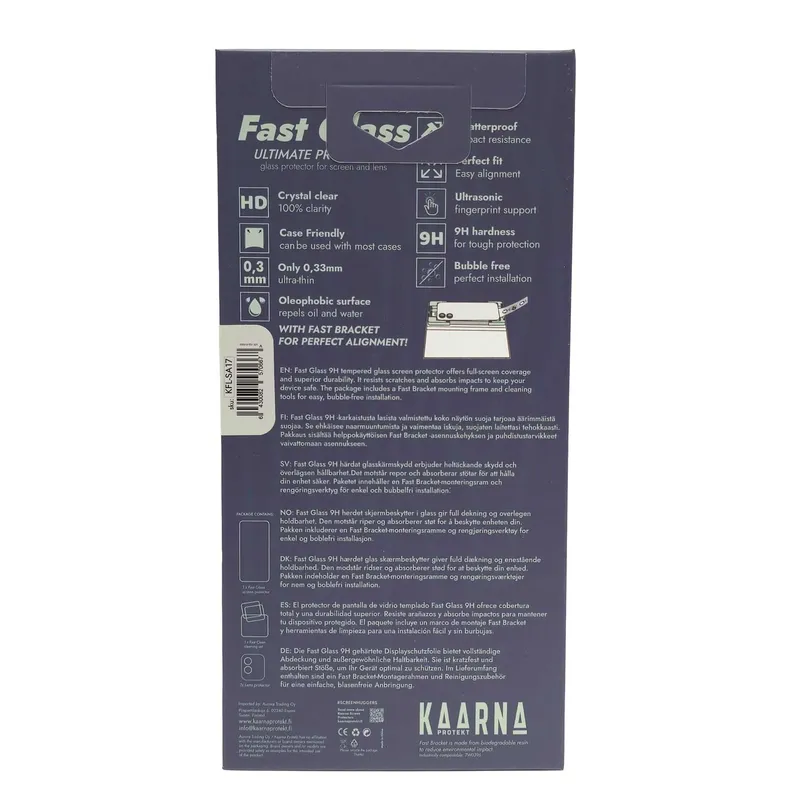 Kaarna 2in1 Full-Screen Glass + Lens protector Samsung Galaxy A17 - 8257066