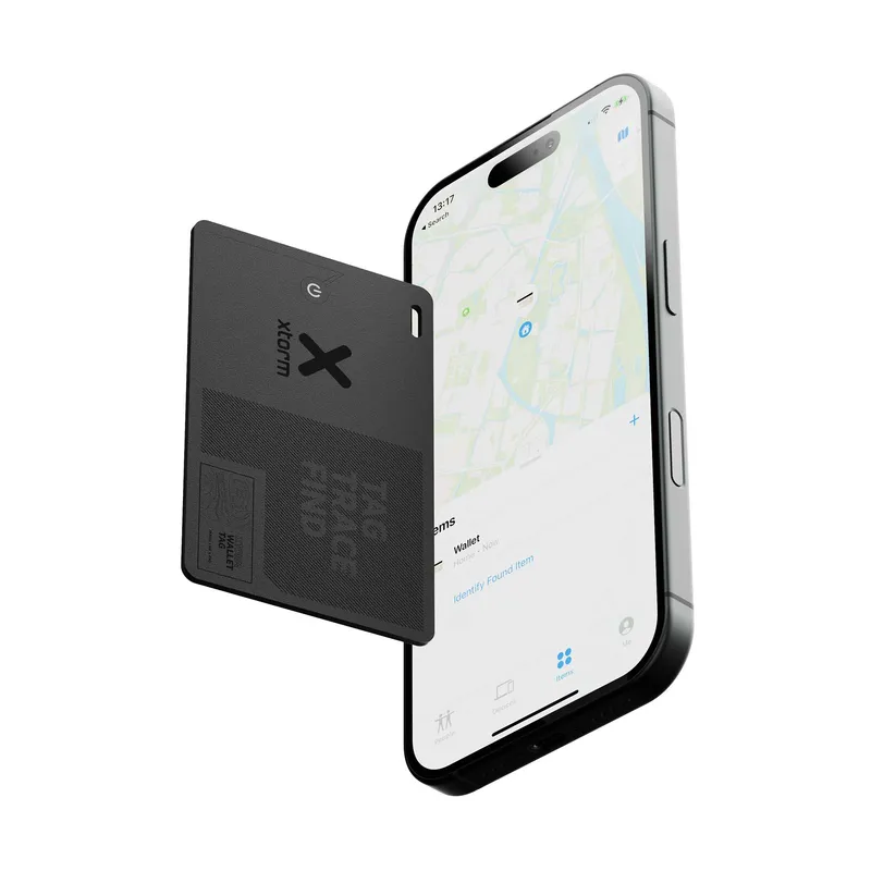 Xtorm Wallet Tag Tracker for iOS & Android Black - 9510299