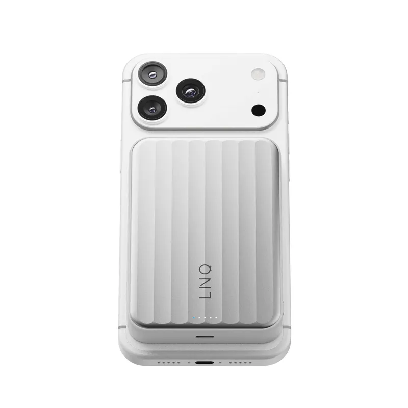 LINQ Magnetic Wireless QI2.2 Power Bank 25W/10.000mAh Silver - 7462339