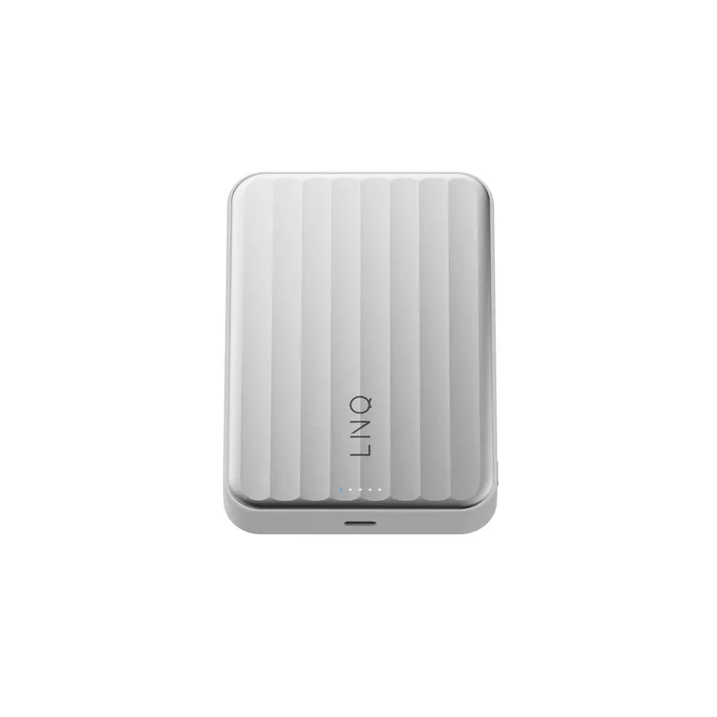 LINQ Magnetic Wireless QI2.2 Power Bank 25W/10.000mAh Silver - 7462339