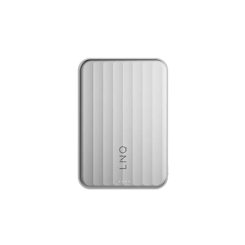 LINQ Magnetic Wireless QI2.2 Power Bank 25W/10.000mAh Silver - 7462339