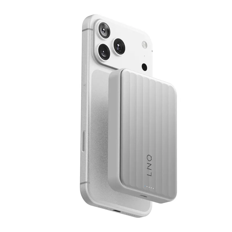LINQ Magnetic Wireless QI2.2 Power Bank 25W/10.000mAh Silver - 7462339