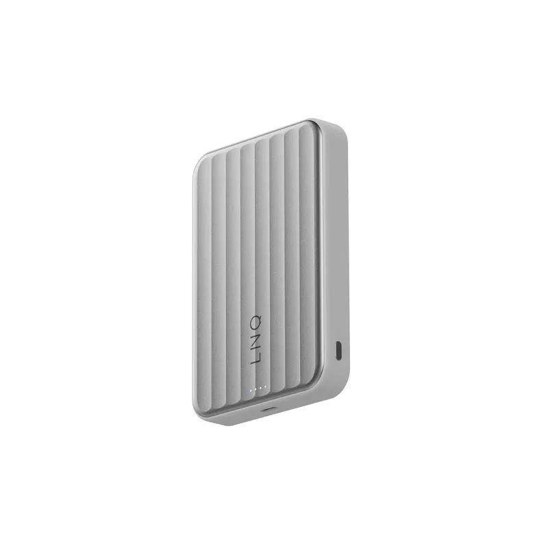 LINQ Magnetic Wireless QI2.2 Power Bank 25W/10.000mAh Silver - 7462339