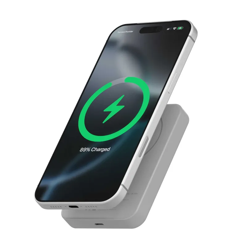 LINQ Magnetic Wireless QI2.2 Power Bank 25W/10.000mAh Silver - 7462339
