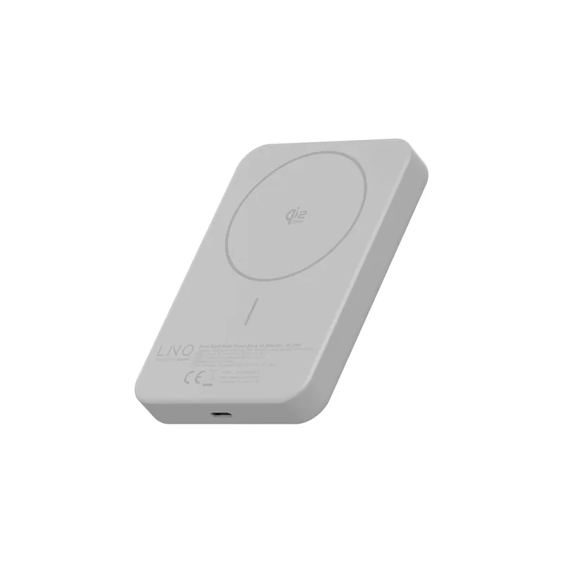 LINQ Magnetic Wireless QI2.2 Power Bank 25W/10.000mAh Silver - 7462339
