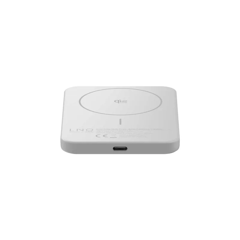 LINQ Magnetic Wireless QI2.2 Power Bank 25W/5.000mAh Silver - 7462338