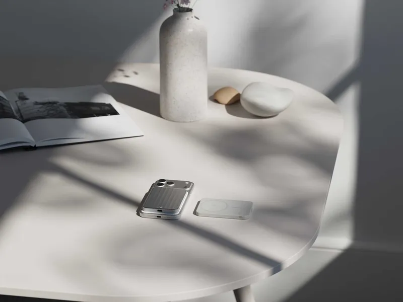 LINQ Magnetic Wireless QI2.2 Power Bank 25W/5.000mAh Silver - 7462338