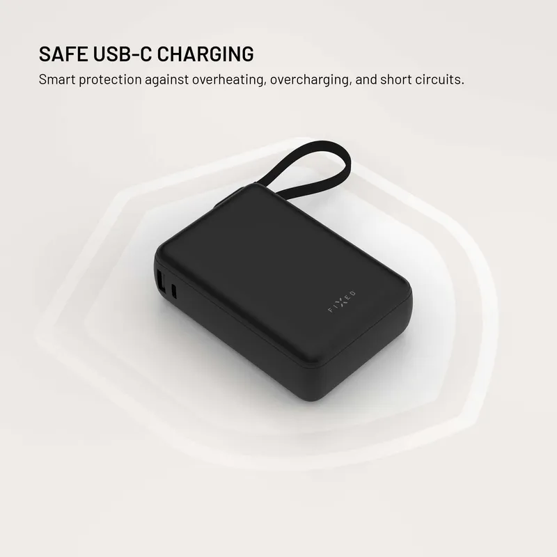 FIXED Zen20 Loop USB-C PD 40W 20.000mAh Power Bank Black - 8019280