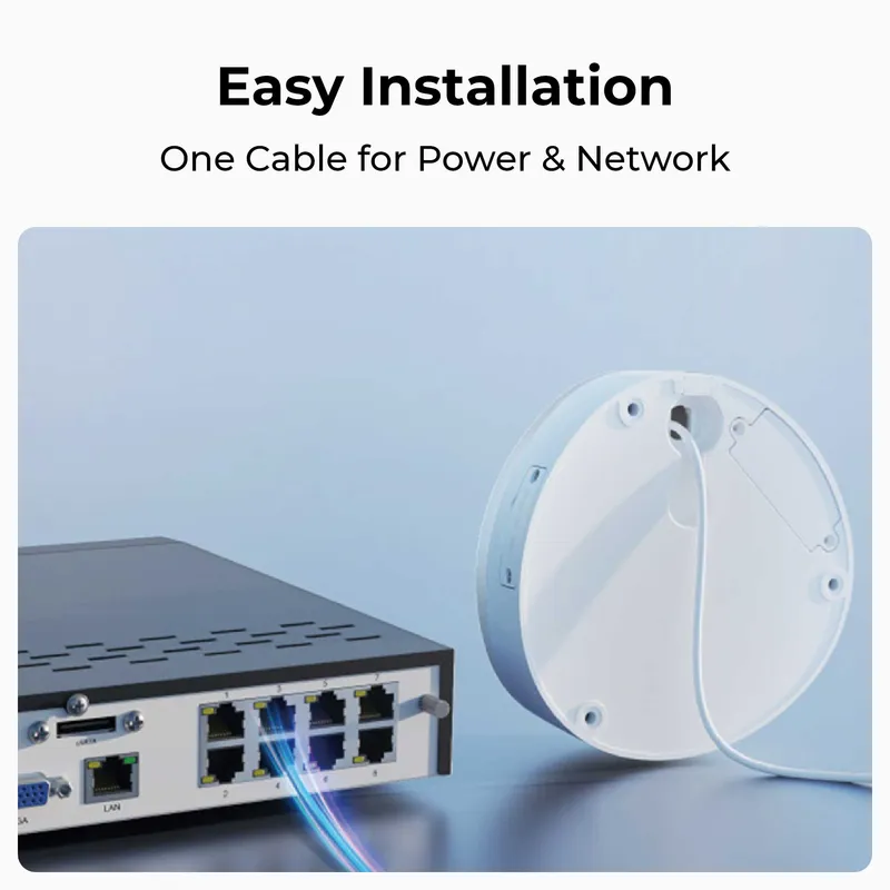 Reolink P340 UHD Outdoor PoE Cam White - 5398429