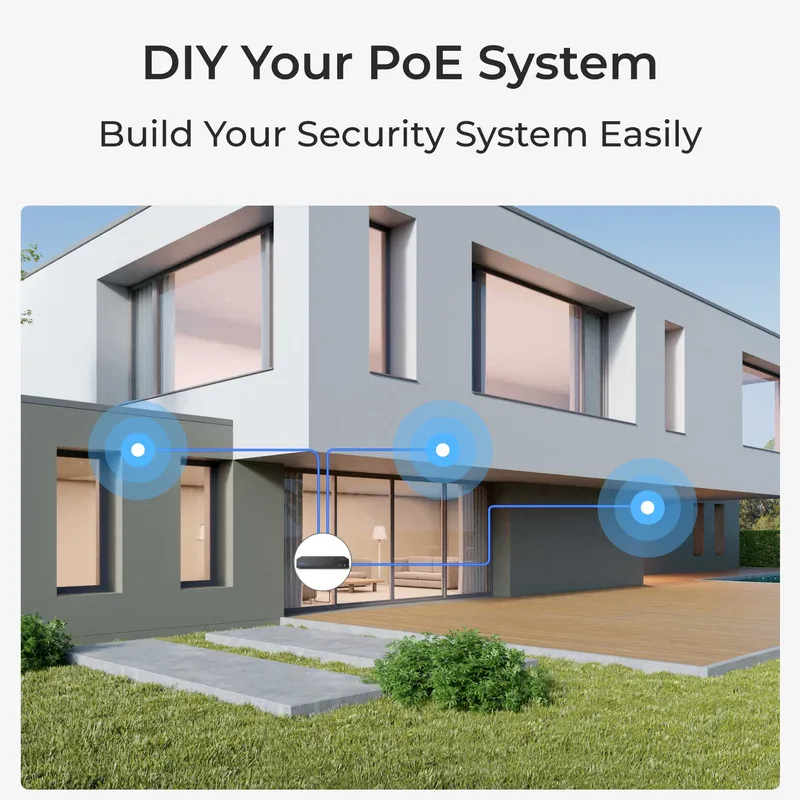 Reolink P340 UHD Outdoor PoE Cam White - 5398429
