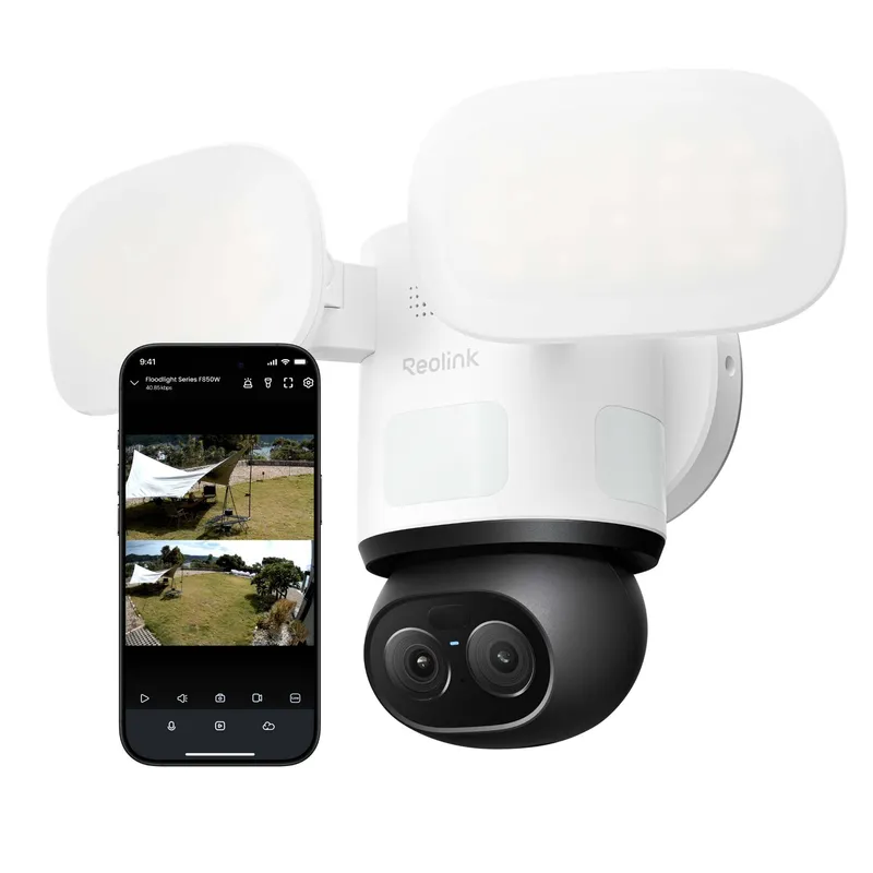 Reolink TrackFlex Floodlight WiFi 4K Outdoor Cam 2.4/5Ghz White - 8503537