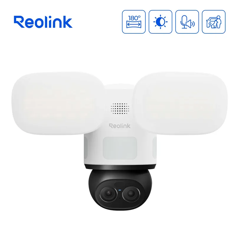 Reolink TrackFlex Floodlight WiFi 4K Outdoor Cam 2.4/5Ghz White - 8503537