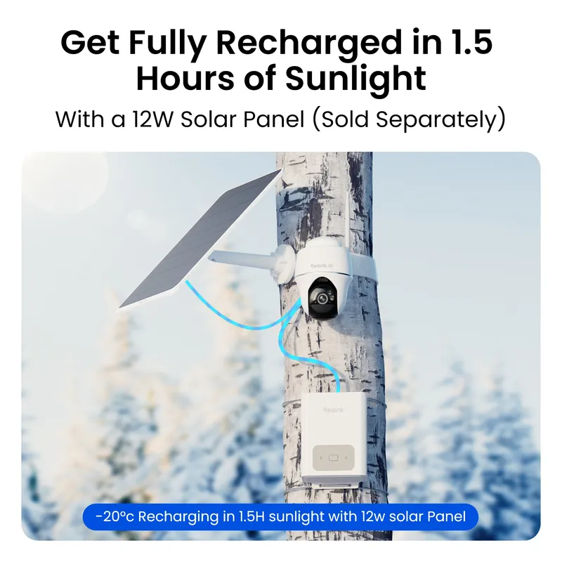 Reolink Rechargeable 12.800mAh Battery IP67 White - 3022867