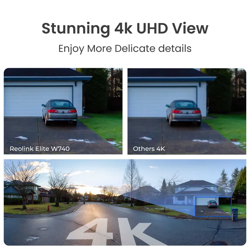 Reolink Elite Wifi 4K Outdoor Cam 180° White - 8503103