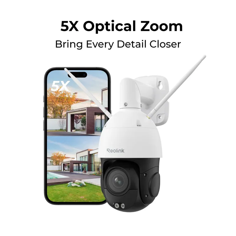 Reolink W840 WiFi6 UHD Outdoor Cam 2.4/5Ghz Wi-Fi White - 5398385