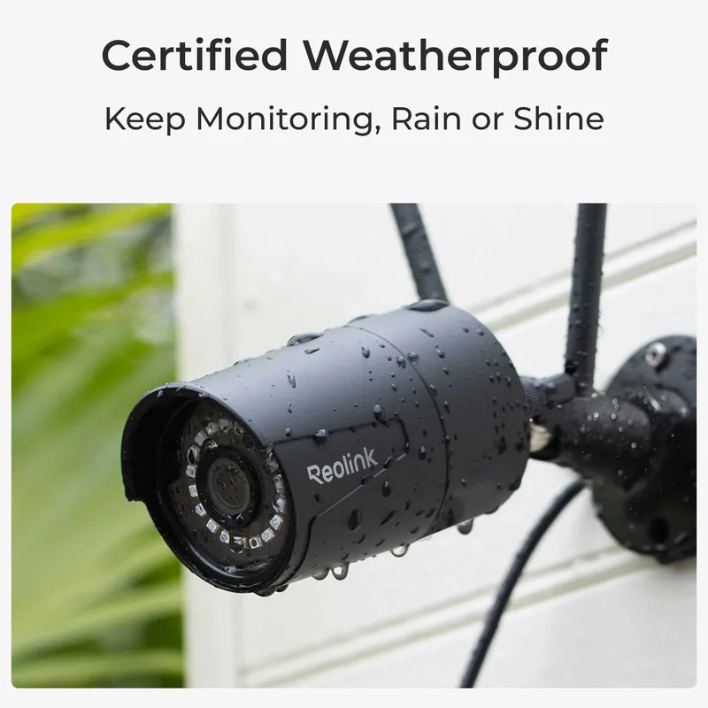 Reolink RLC-510WA (W320-B) WiFi Cam Smart Detection Black - 5398434