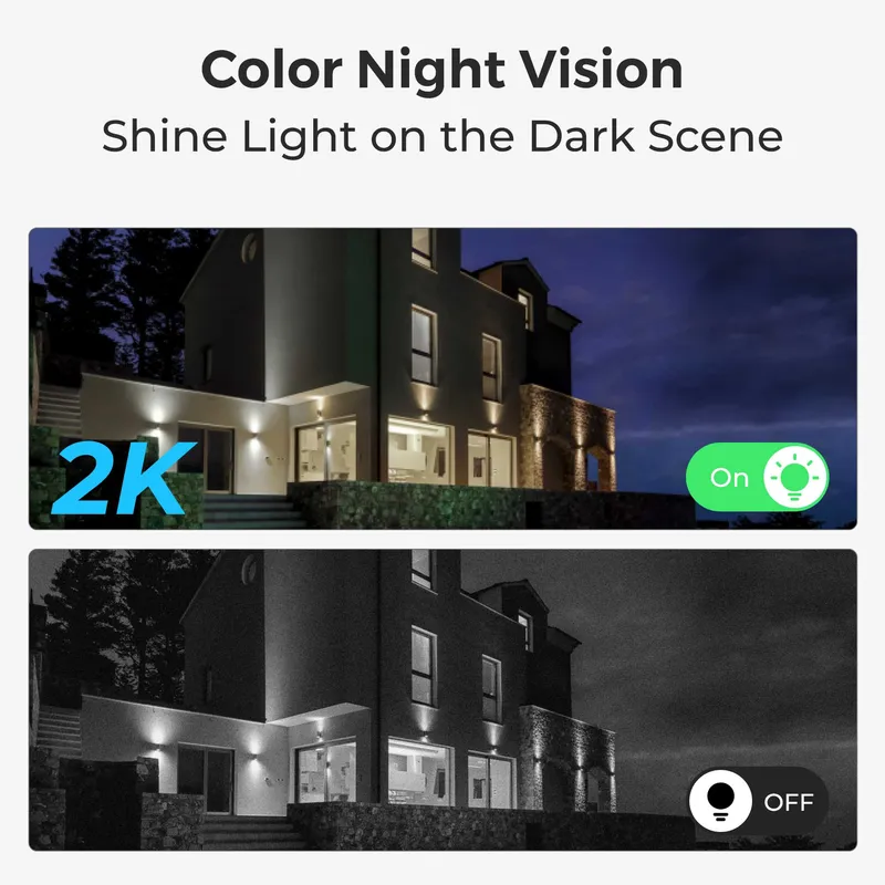 Reolink Lumus (E430) Outdoor Cam Wi-Fi Color Night Vision Black - 3022887