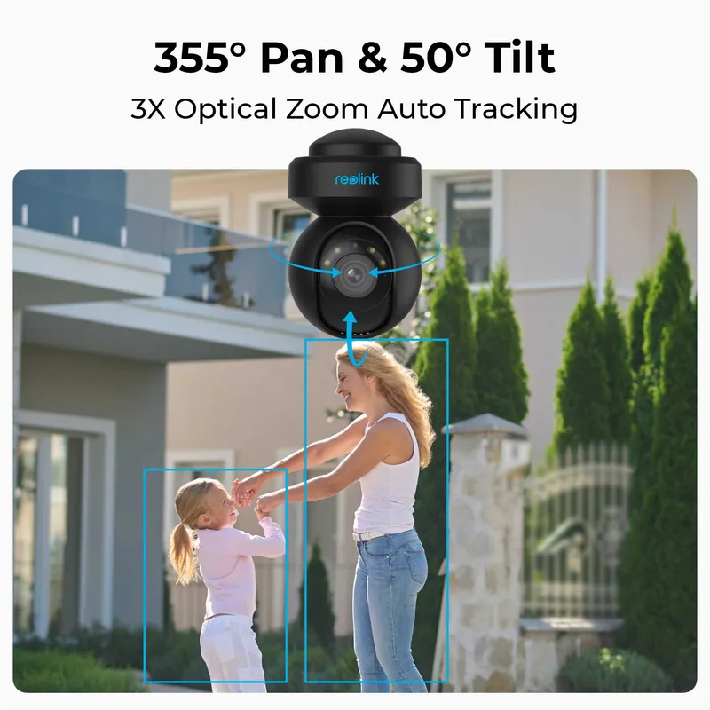 Reolink E1 Outdoor (E540-B) Smart PTZ WiFi Cam Black - 3022845