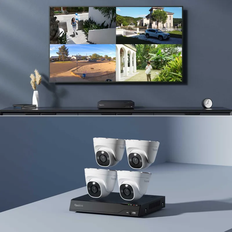 Reolink NVS8-8MD4 4K UHD 8-Channel NVR System White - 5398333