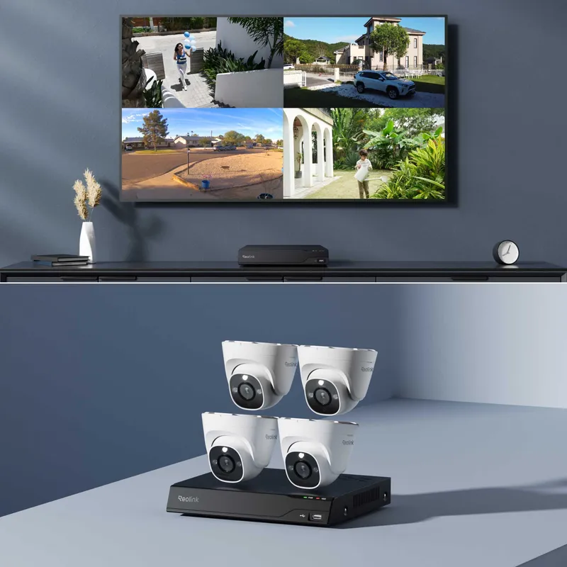 Reolink NVS8-12MD4 8-Channel PoE Cam System Black - 5398879