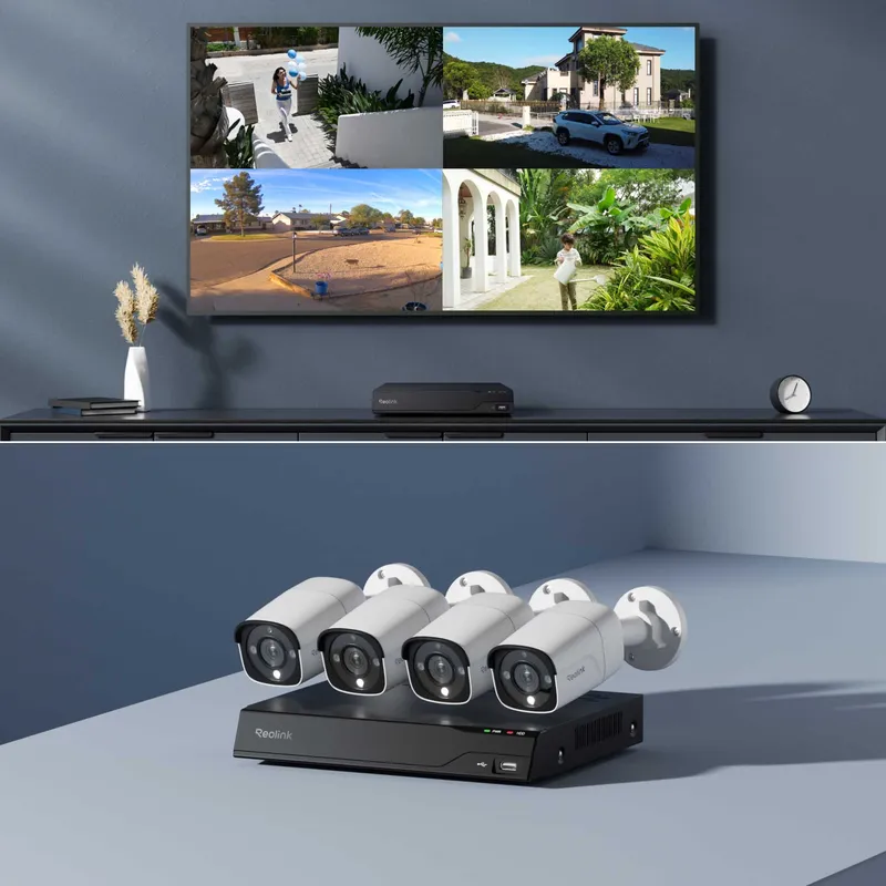 Reolink NVS8-12MB4 4K Cam System White - 5398673