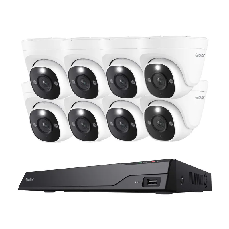 Reolink NVS16-12MD8 PoE P344 Cam System White - 5398899