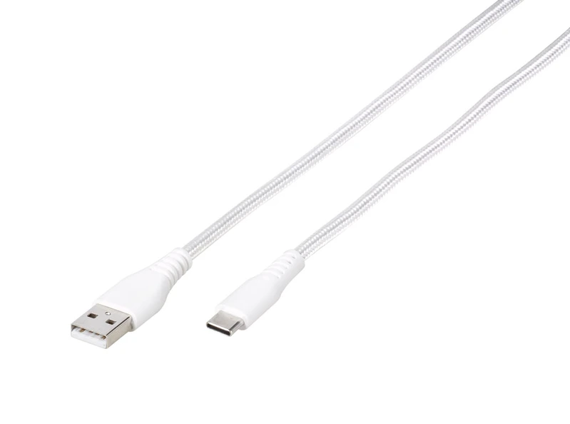 Vivanco Longlife USB-C/USB-A 2.0 Cable 2.5m White - 2861694
