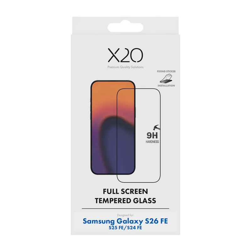 X2O Full Screen Protection Glass Samsung Galaxy S26 FE/S25 FE/S24 FE - 3410355
