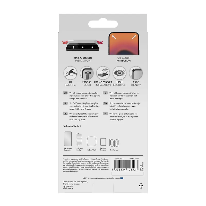 X2O Full Screen Protection Glass Samsung Galaxy S26 Ultra - 3410352