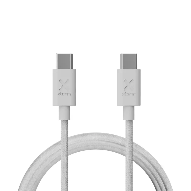 Xtorm Go2 GRS USB-C/C PD cable 100W 1m White - 9510020