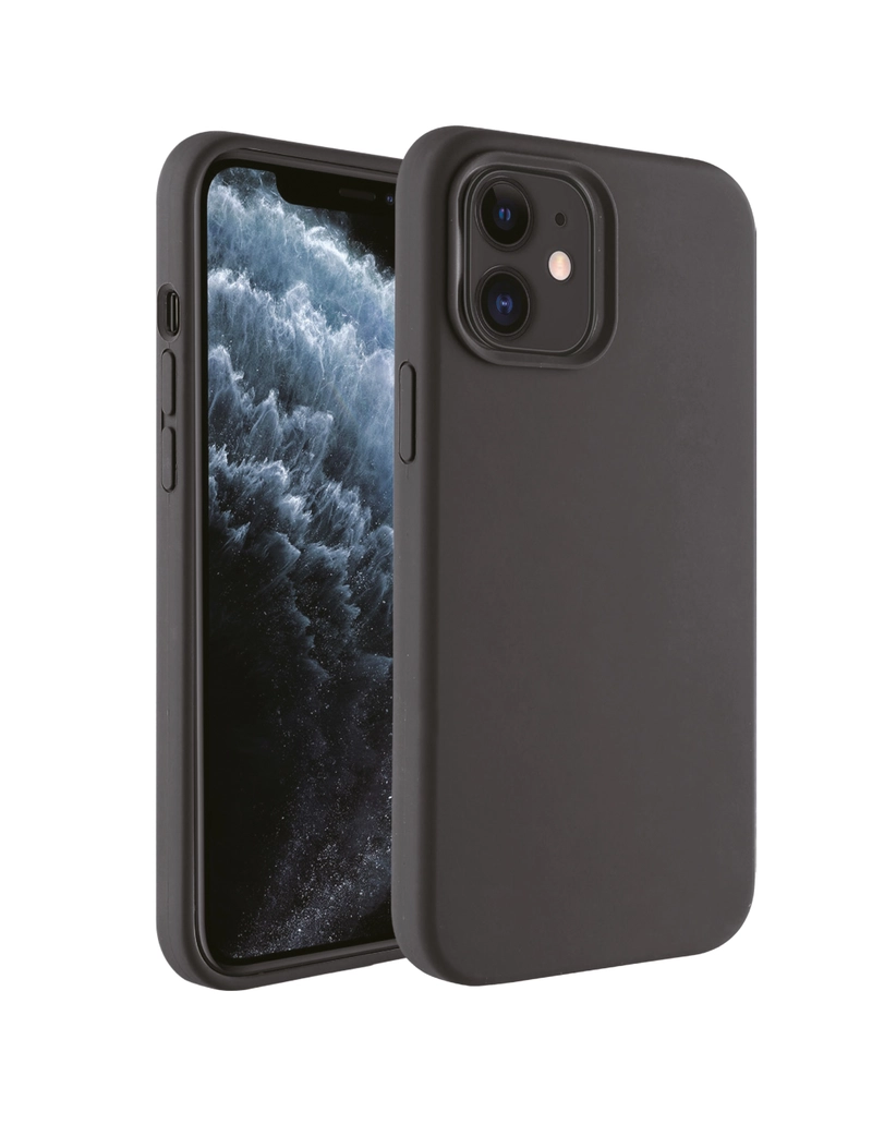 Vivanco Hype Silicone Cover iPhone 12 / 12 Pro Black - 2862132
